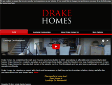 Tablet Screenshot of drakehomesinc.com